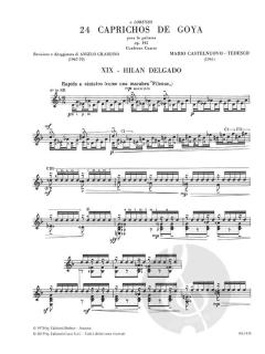 24 Caprichos de Goya 4 Op. 195 C von Mario Castelnuovo-Tedesco 