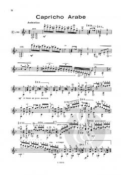 Opere per Chitarra 3 23 Composi von Francisco Tarrega 