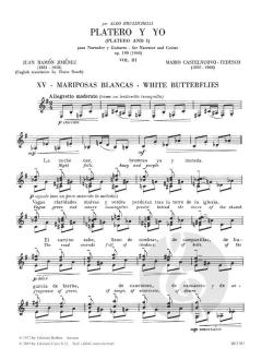 Platero Y Yo 3 Op. 190 von Mario Castelnuovo-Tedesco 