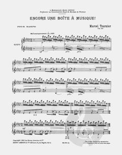 Encore une boite à musique von Marcel Tournier 