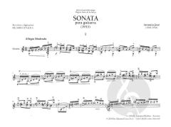 Sonata Para Guitarra von Antonio Jose 