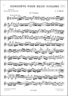 Concerto Re Mineur BWV 1043 von Johann Sebastian Bach 