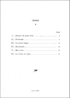 6 Chants Polonais von Frédéric Chopin 