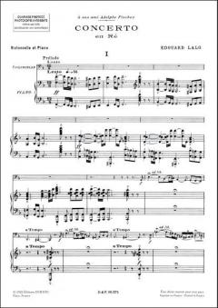 Concerto En Re pour Violoncelle Avec Accompagneme von Edouard Lalo im Alle Noten Shop kaufen