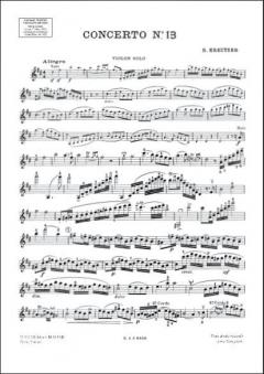 Concerto Nr. 13 von Conradin Kreutzer für Violine und Klavier im Alle Noten Shop kaufen