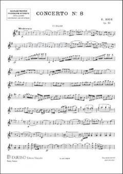 Concerto Nr. 8 pour Violon et Piano (Geloso) von Pierre Rode 