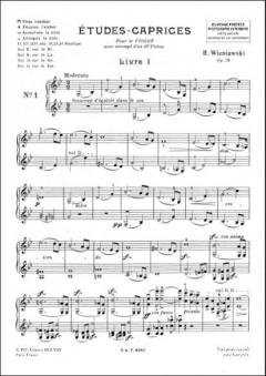 Etudes Caprices Op. 18 2 Violons von Henryk Wieniawski 