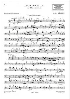 Sonate Nr. 2 von Georg Friedrich Händel 