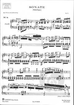 Sonate Nr.8 Piano von Ludwig van Beethoven 