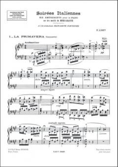 Soirees Italiennes Piano von Franz Liszt 