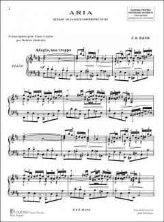 Aria Piano von Johann Sebastian Bach 