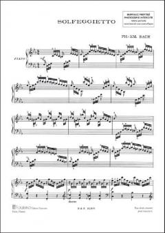 Solfeggietto Piano von Johann Sebastian Bach 