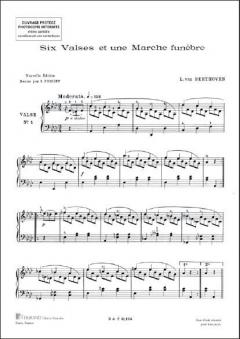 6 Valses et 1 Marche Funebre von Ludwig van Beethoven 