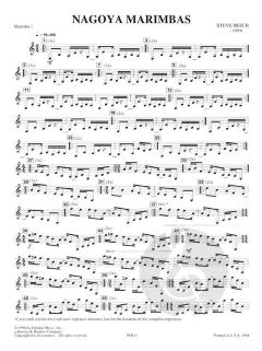 Nagoya Marimbas von Steve Reich 