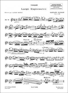 Largo Expressivo pour Violon et Piano von Giulio Gaetano Pugnani 