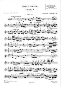 Nocturne En Re Majeur, Opus 27 Nr. 2 Transcription von Frédéric Chopin 