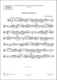 Reverie Violon/Piano von Robert Schumann 