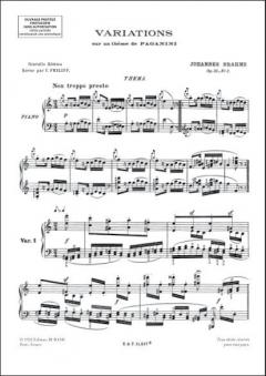 Variations Op. 35 Vol. 2 (Paganini) von Johannes Brahms 