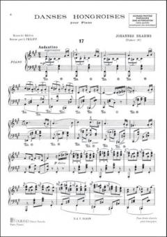 Danses Hongroises Vol. 4 von Johannes Brahms 