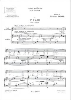 Wesendonck Lieder 5 Poemes von Günter Wagner 