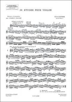 36 Etudes Vol. 1 von Heinrich Ernst Kayser 