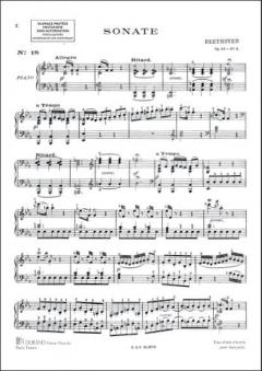 Sonate En Mi B Majeur Op. 31 Nr.3 Nr.18 Piano von Ludwig van Beethoven 