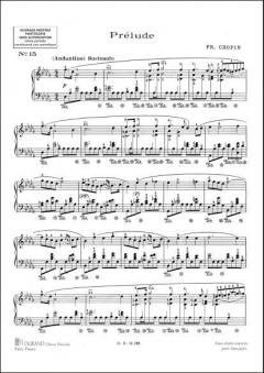 Prelude Nr.15 Piano von Frédéric Chopin 