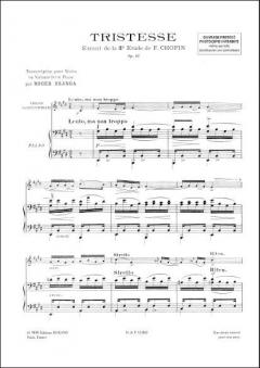 Tristesse von Frédéric Chopin 