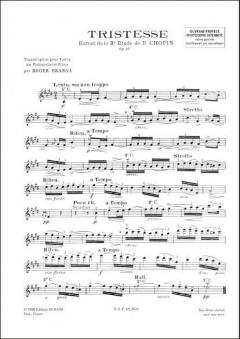 Tristesse von Frédéric Chopin 