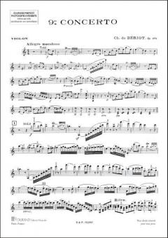 Concerto Nr. 9 Op. 104 Violon/Piano von Charles-Auguste de Beriot 