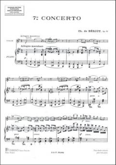 Concerto Nr. 7 von Charles-Auguste de Beriot für Violine und Klavier im Alle Noten Shop kaufen