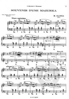 Pieces De Piano von Michail Iwanowitsch Glinka 