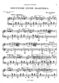 Pieces De Piano von Michail Iwanowitsch Glinka 