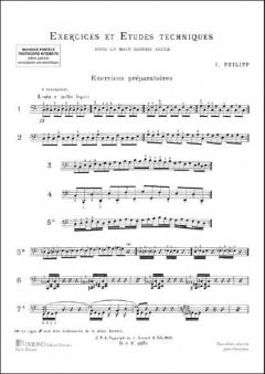 Ex. Etudes Main Gauche von Franz Philipp 