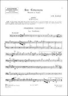 Six Concerts pour Trois Violons, Alto et Deux Bas von Jean-Philippe Rameau 