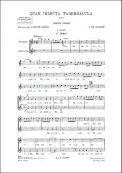 Quam Dilecta Ch. Femmes von Jean-Philippe Rameau 