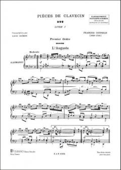 Pieces De Clavecin pour Piano, Livre I von François Couperin 