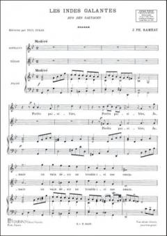 Indes Galantes Duo des Sauvages von Jean-Philippe Rameau 