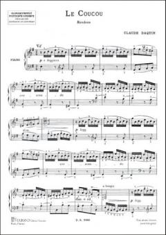 Coucou Piano von Louis-Claude Daquin 