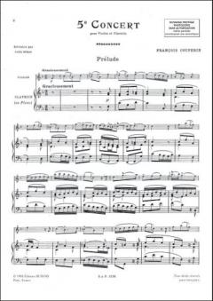 Concert Nr. 5 von François Couperin 