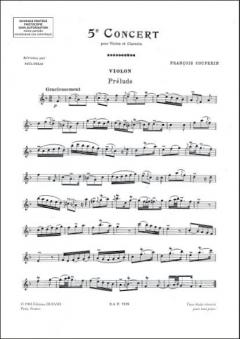 Concert Nr. 5 von François Couperin 