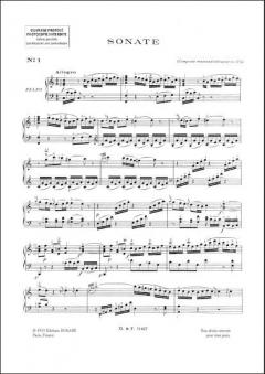 Sonates Vol. 1 Piano von Wolfgang Amadeus Mozart 