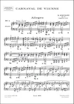 Carnaval De Vienne Piano von Robert Schumann 