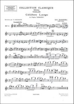 Classique V 1 Violon/Piano (Bach/handel/corelli 