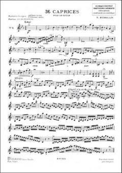 36 Caprices Violon von Frederico Fiorillo 