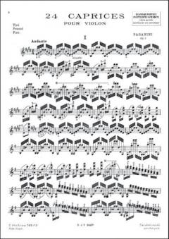 24 Caprices von Niccolò Paganini 