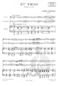 2eme Trio op. 80 (Robert Schumann) 