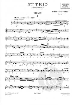 2eme Trio op. 80 (Robert Schumann) 