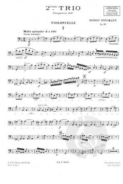 2eme Trio op. 80 (Robert Schumann) 