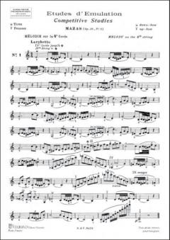 Etudes Brillantes 2 Op. 36 Violon (Emulation von Jacques-Féréol Mazas 